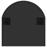 Wall Mirror Black 90x40 cm Oval 348207