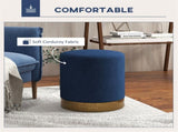 Round Ottoman, Upholstered Foot Stool 04471701
