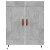 Highboard Concrete Grey 69,5x34x180 cm Engineered Wood 3199661