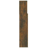 Headboard Cabinet Smoked Oak 100x19x103.5 cm 817243
