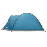 Cabin Tent with Roof Blue 6-Person Polyester and Steel 42028584