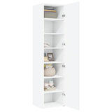 Highboard White 45x42.5x185 cm Engineered Wood 3281406