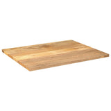 Table Top 90x80x2.5 cm Rectangular Solid Wood Mango 371481