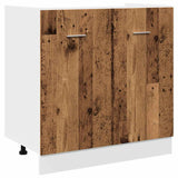 11 Piece Kitchen Cabinet Set Lyon" Old Wood Engineered Wood 3328579