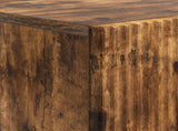 Bathroom Cabinet with Open Shelf ARNHEM Smoked Oak 896600