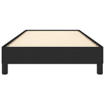 ZNTS Bed Frame without Mattress Black 90x190 cm Single Single Fabric 349823