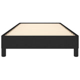 ZNTS Bed Frame without Mattress Black 90x190 cm Single Single Fabric 349823