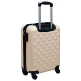 Hardcase Trolley Set 2 pcs Gold ABS 92431