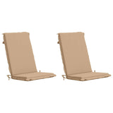 High Back Chair Cushion GEMERT 2 pcs 100% Polyester Sand 945873