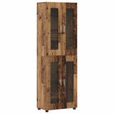 TV Cabinet Set with Shelf FLORIN 3 pcs Old Wood Engineered Wood 3397962