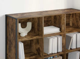 Book Cabinet Smoke Oak 99.5 x 30 x 108.5 cm Engineered Wood 886524
