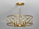 51 Crystallite Four-Bulb Chandelier - Gold-Tone T3398P425243