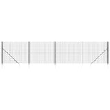 Wire Mesh Fence with Spike Anchors Anthracite 1.4x10 m 154259