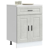 Kitchen Base Cabinet Porto Concrete Grey Engineered Wood 853971