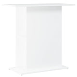 Aquarium Stand White 75x36x72.5 cm Engineered Wood 833647