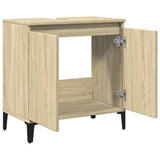 Sink Cabinet Sonoma Oak 58x33x60 cm Engineered Wood 847408