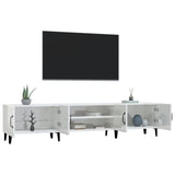 ZNTS TV Cabinet High Gloss White 180x31.5x40 cm Engineered Wood 816266