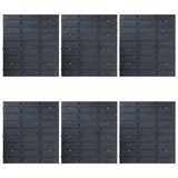 146282 96 Piece Storage Bin Kit with Wall Panels Blue