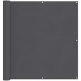 Balcony Screen Anthracite 120x1000 cm 100% Polyester Oxford 4000062