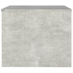 ZNTS Coffee Table Concrete Grey 80x50x40 cm Engineered Wood 809660