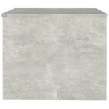 ZNTS Coffee Table Concrete Grey 80x50x40 cm Engineered Wood 809660