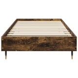 Bed Frame Smoked Oak 80 x 200 cm Engineered Wood 8009047