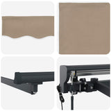 Electric Retractable Awning Beige and Anthracite 4.5 x 3.5 m 3422105