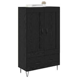 Highboard Black Oak 69.5 x 31 x 115 cm Engineered Wood 882570
