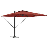 Umbrella Terracotta 286 x 284 x 270 cm Aluminium and Polyester 42003326