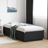 Bed Frame without Mattress Black 90x200 cm 3209724