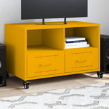 TV Cabinet Mustard Yellow 68x39x43.5 cm Steel 846701