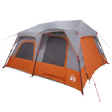 Instant Tent Grey and Orange 8-Person 42017486