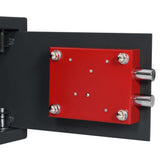 Safe Box with Lock Dark grey 31 x 20 x 20 cm Steel 42011314