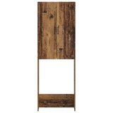 Toilet Cabinet HAARLEM Old Wood 66 x 25.5 x 190 cm 896923