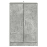Shoe Cabinet Concrete Grey 60x35x92 cm Engineered Wood 808931