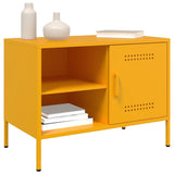 TV Cabinets 2 pcs Mustard Yellow 68x39x50.5 cm Steel 843001