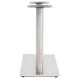 Bistro Table Leg Silver 70x40x72 cm Stainless Steel 325441