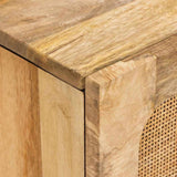 Sideboard with Drawer Brown 40 x 33 x 75 cm Solid Mango Wood 4018067