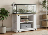 Aquarium Stand CORONA White and Brown 60 x 30 x 60 cm 150 kg 42034032