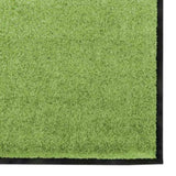 Doormat Other Green and Black 120 x 250 cm Polyamide and PVC 4100729
