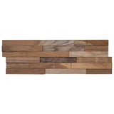 Wall Panel 10 pcs Natural 56 x 18 x 2 cm Solid Teak wood 42046657