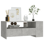 Coffee Table Concrete Grey 102x55x42 cm Engineered Wood 810921