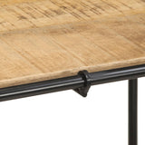 Console Table 110x42x76 cm Solid Wood Rough Mango 4013500