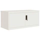 File Cabinet White 90x40x145 cm Steel 3188312