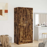 Wardrobe Smoked Oak 82,5x51,5x180 cm Engineered Wood 826638