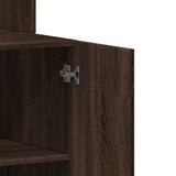Kitchen Cabinet Brown Oak 60x50x180 cm Engineered Wood 3276643