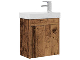 Bathroom Vanity Unit with Tap Old Wood 40.5 x 22.5 x 62 cm 889527