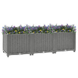 Raised Bed 120x40x38 cm Polypropylene 153295