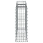 Arched Gabion Baskets 18 pcs 200x50x120/140 cm Galvanised Iron 3146355