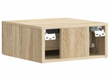 Wall-Mounted Bedside Cabinet 2 pcs Sonoma Oak 34.5 x 33 x 20 cm 899280